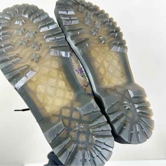 Dr. Martens Boots Womens 6 Floral Print Lace Up 1460 Y Multicolor Docs - Picture 5 of 10